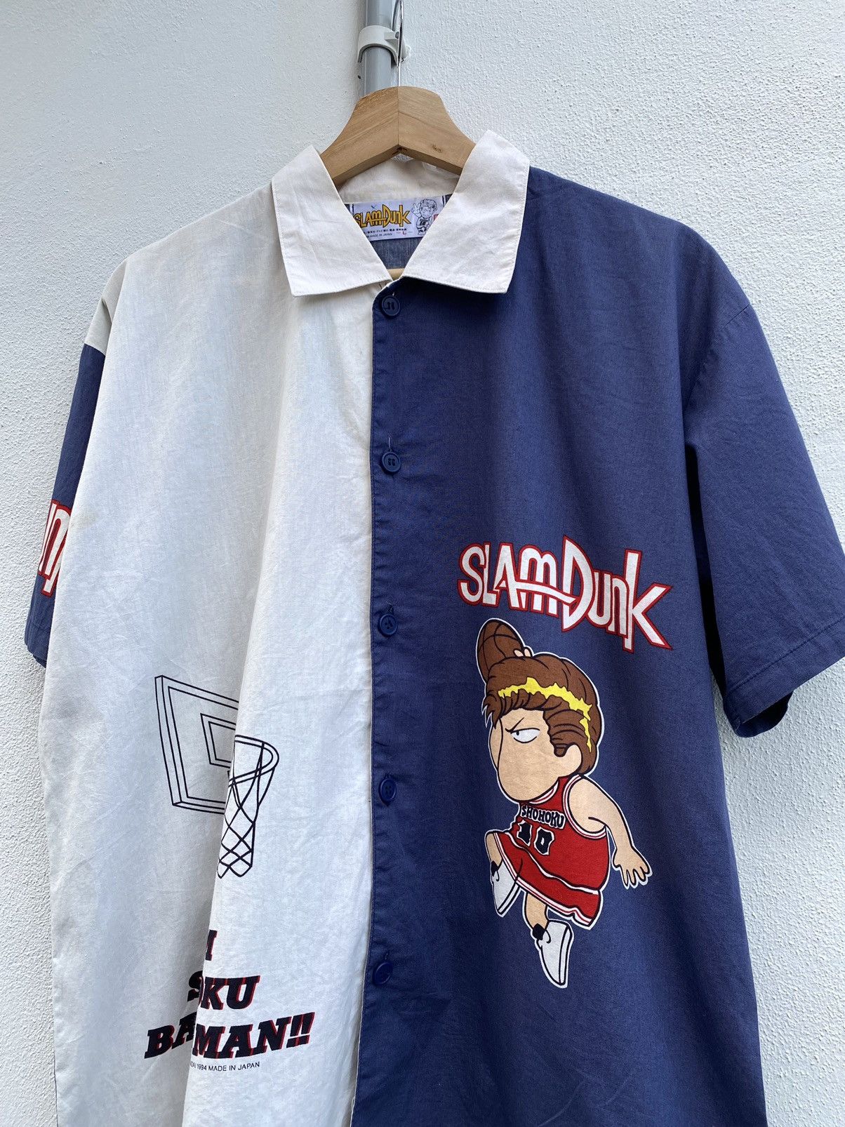 Anime × Japanese Brand Vintage Rare Slam Dunk © 1994 Bandai Size US L / EU 52-54 / 3 - 1 Thumbnail