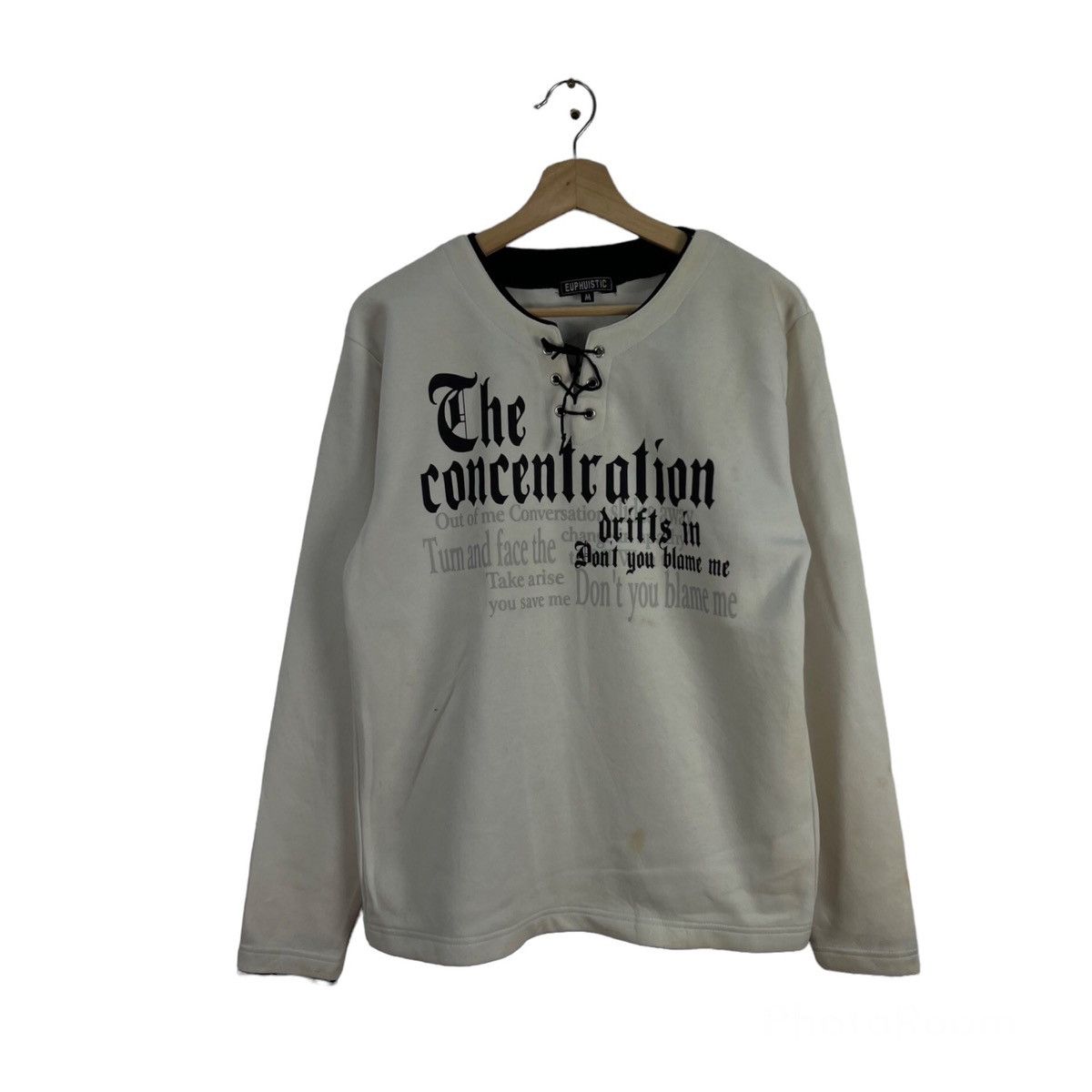 Japanese Brand VINTAGE EUPHUISTIC SWEATSHIRT Size US M / EU 48-50 / 2 - 1 Thumbnail