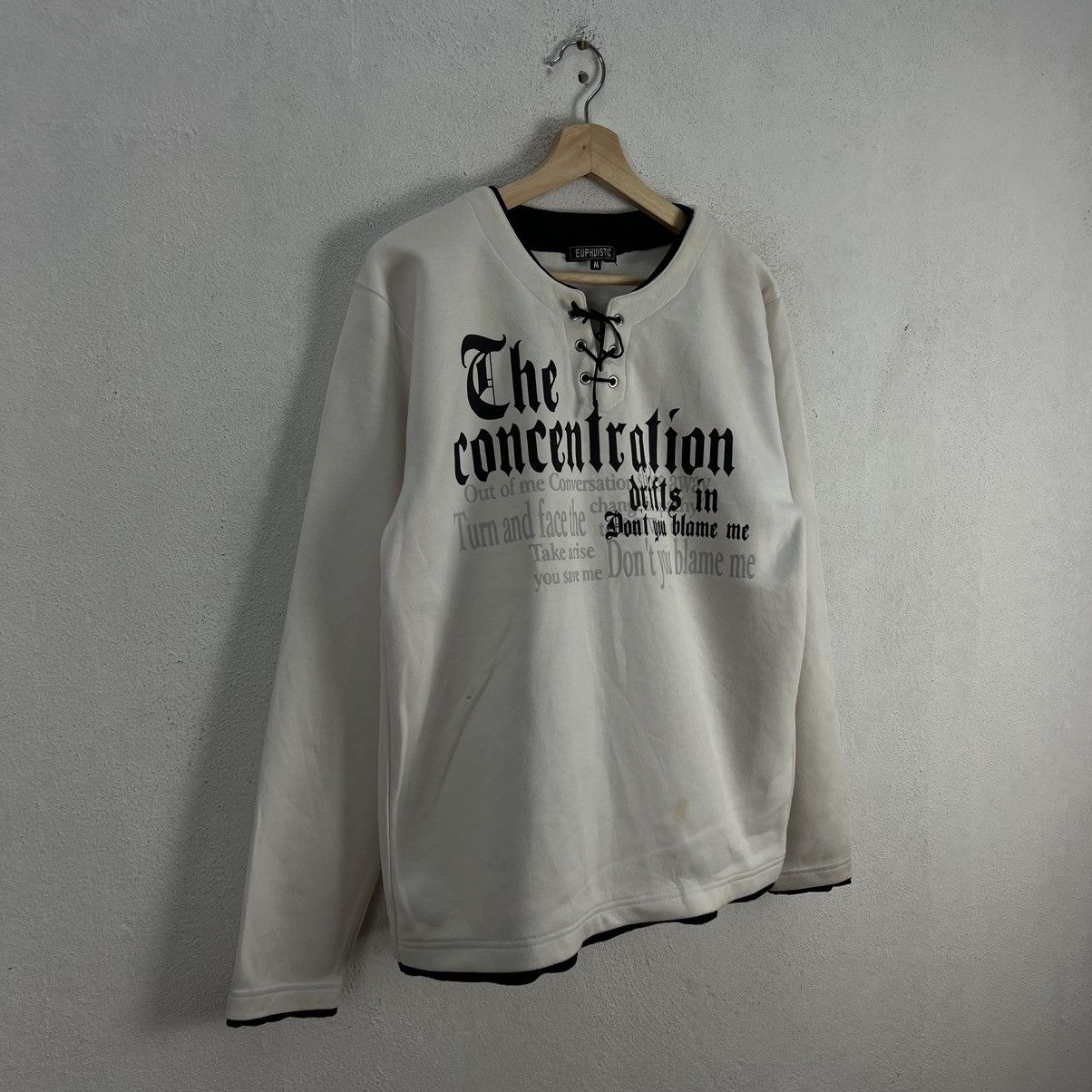 Japanese Brand VINTAGE EUPHUISTIC SWEATSHIRT Size US M / EU 48-50 / 2 - 2 Thumbnail