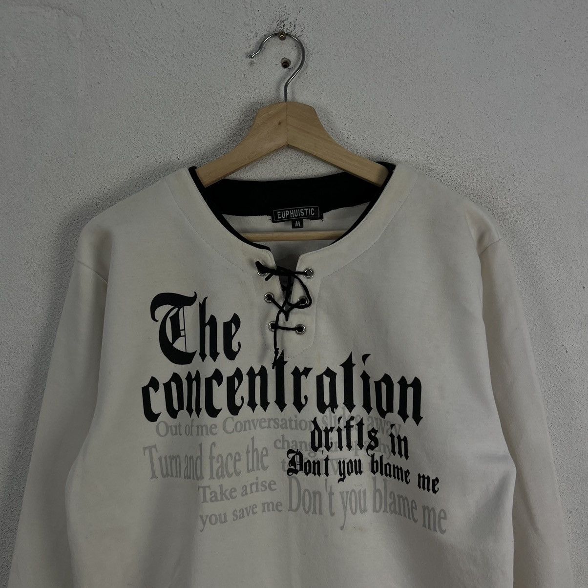 Japanese Brand VINTAGE EUPHUISTIC SWEATSHIRT Size US M / EU 48-50 / 2 - 3 Thumbnail