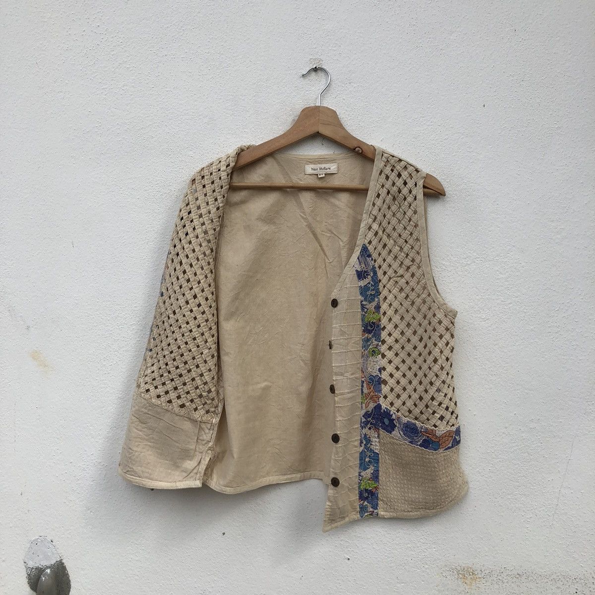 Japanese Brand VINTAGE NON MOLLARE VEST INSPIRED BY KAPITAL JAPAN Size US M / EU 48-50 / 2 - 10 Thumbnail