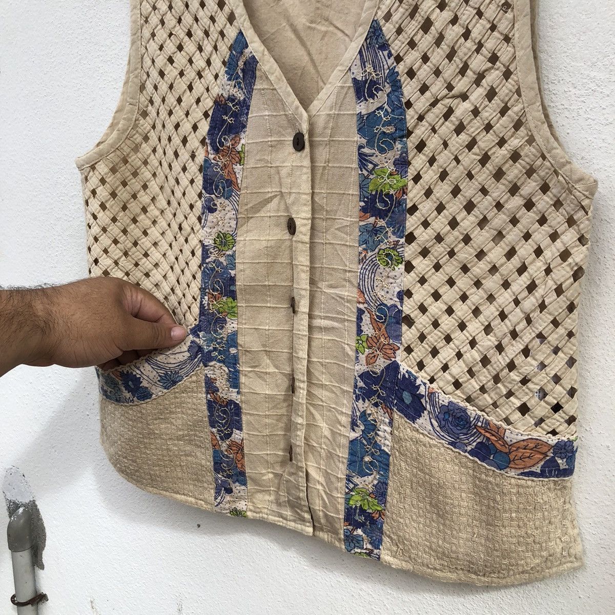 Japanese Brand VINTAGE NON MOLLARE VEST INSPIRED BY KAPITAL JAPAN Size US M / EU 48-50 / 2 - 6 Thumbnail