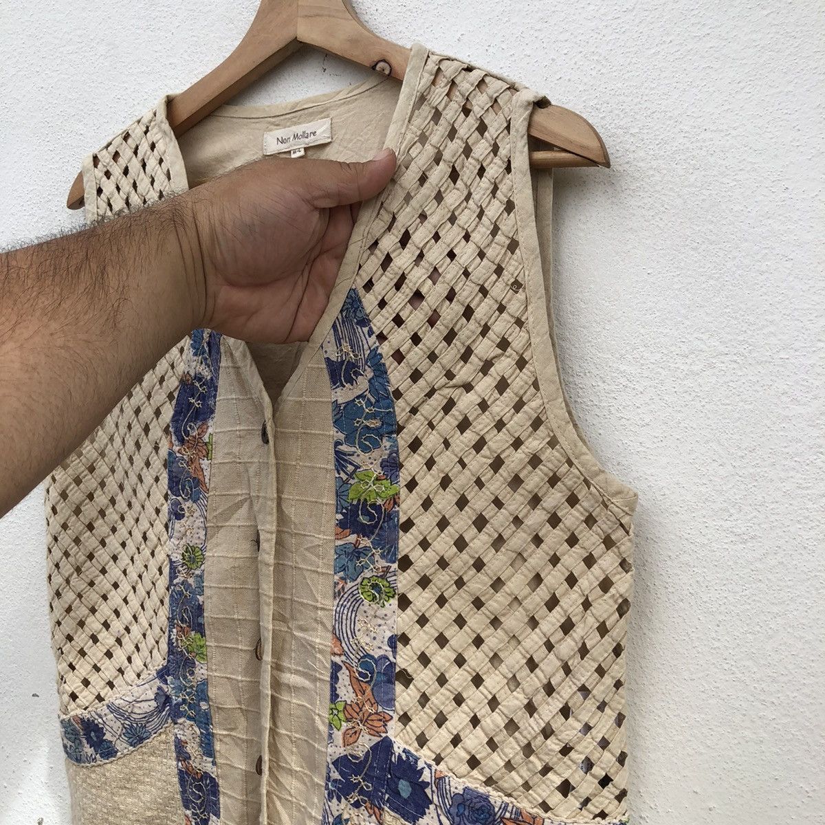 Japanese Brand VINTAGE NON MOLLARE VEST INSPIRED BY KAPITAL JAPAN Size US M / EU 48-50 / 2 - 7 Thumbnail