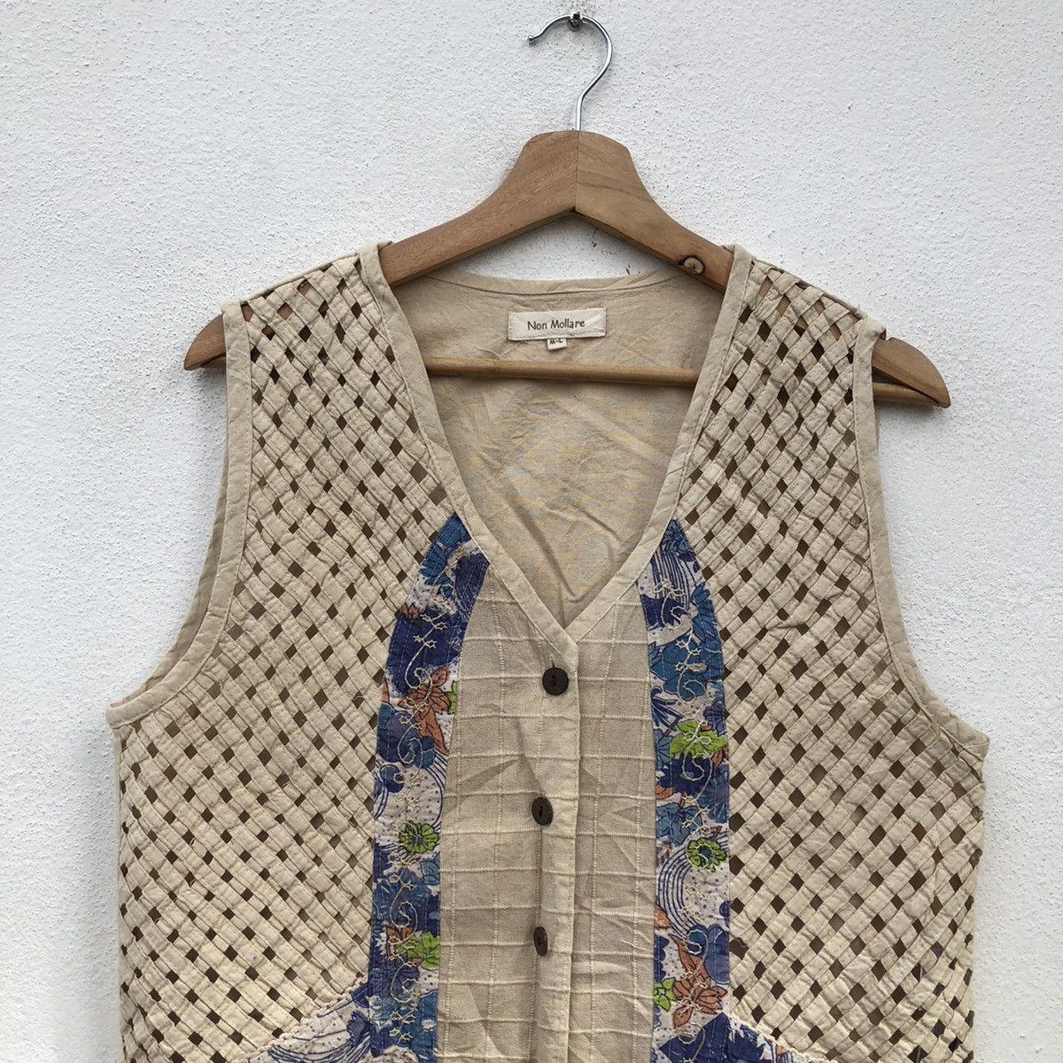 Japanese Brand VINTAGE NON MOLLARE VEST INSPIRED BY KAPITAL JAPAN Size US M / EU 48-50 / 2 - 3 Thumbnail