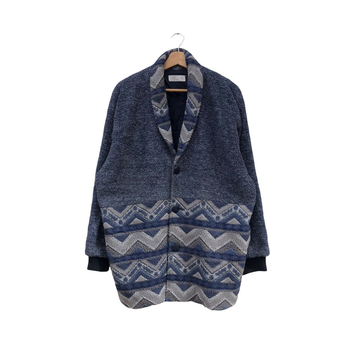 Japanese Brand RARE PRINTED FLEECE AZTEC DESIGN HALF TIME WEAR Size US M / EU 48-50 / 2 - 1 Thumbnail