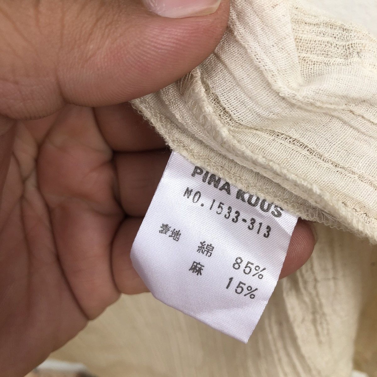 Japanese Brand VINTAGE PLEATED DESIGN PINA KUUS INSPIRED BY ISSEY MIYAKE Size US M / EU 48-50 / 2 - 9 Thumbnail