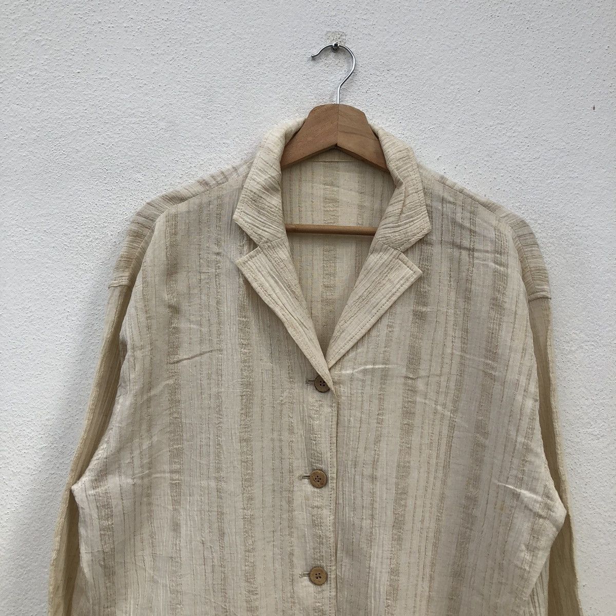 Japanese Brand VINTAGE PLEATED DESIGN PINA KUUS INSPIRED BY ISSEY MIYAKE Size US M / EU 48-50 / 2 - 3 Thumbnail