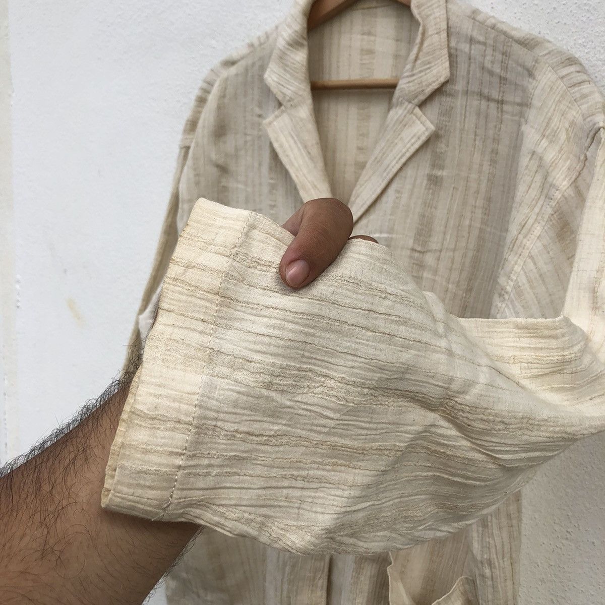 Japanese Brand VINTAGE PLEATED DESIGN PINA KUUS INSPIRED BY ISSEY MIYAKE Size US M / EU 48-50 / 2 - 6 Thumbnail