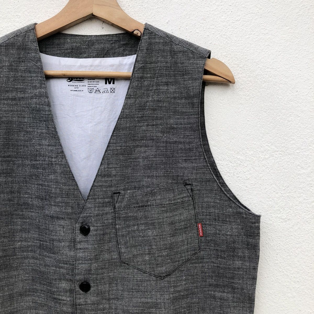 Japanese Brand VINTAGE BLUCO WORK GARMENT VEST WORKING CLASS EYE Size US M / EU 48-50 / 2 - 3 Thumbnail