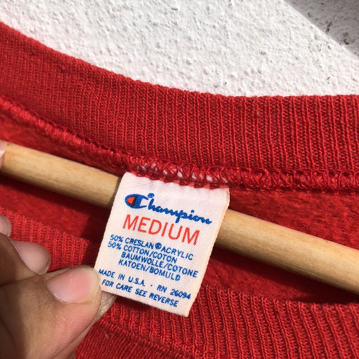 Japanese Brand VINTAGE CHAMPION BIG LOGO CREWNECK SACRED HEART UNIVERSITY Size US M / EU 48-50 / 2 - 7 Thumbnail