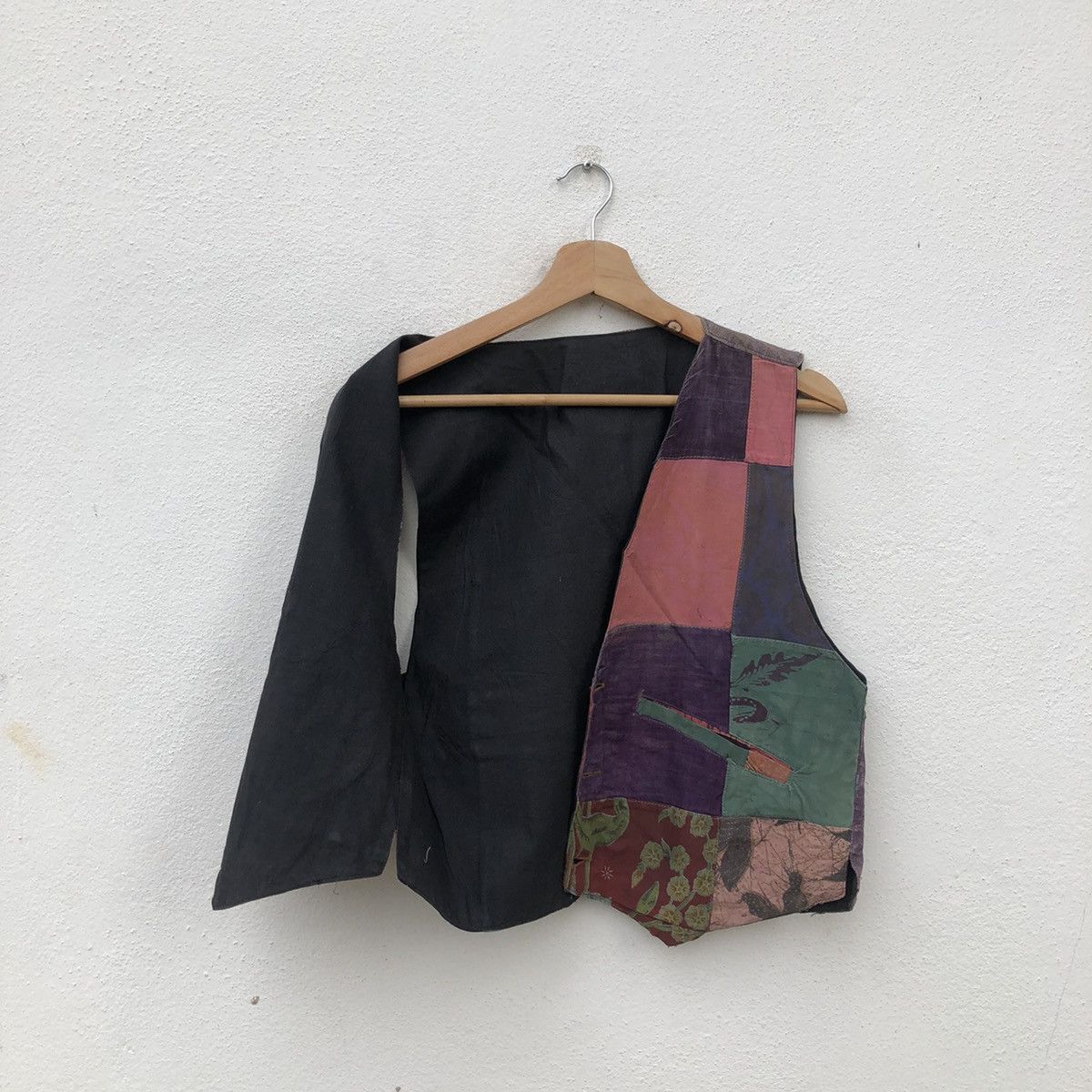Japanese Brand VINTAGE PATCHWORK VEST BLUE BAMBOO NEW YORK- TOKYO Size US M / EU 48-50 / 2 - 9 Thumbnail