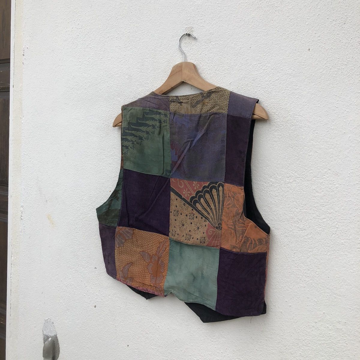 Japanese Brand VINTAGE PATCHWORK VEST BLUE BAMBOO NEW YORK- TOKYO Size US M / EU 48-50 / 2 - 8 Thumbnail