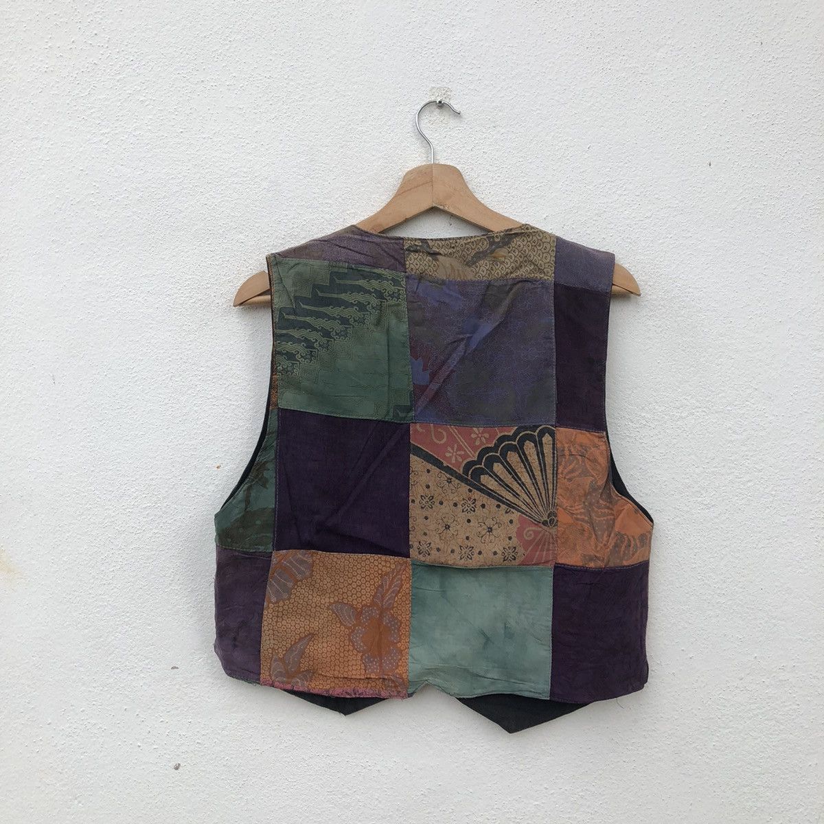 Japanese Brand VINTAGE PATCHWORK VEST BLUE BAMBOO NEW YORK- TOKYO Size US M / EU 48-50 / 2 - 7 Thumbnail