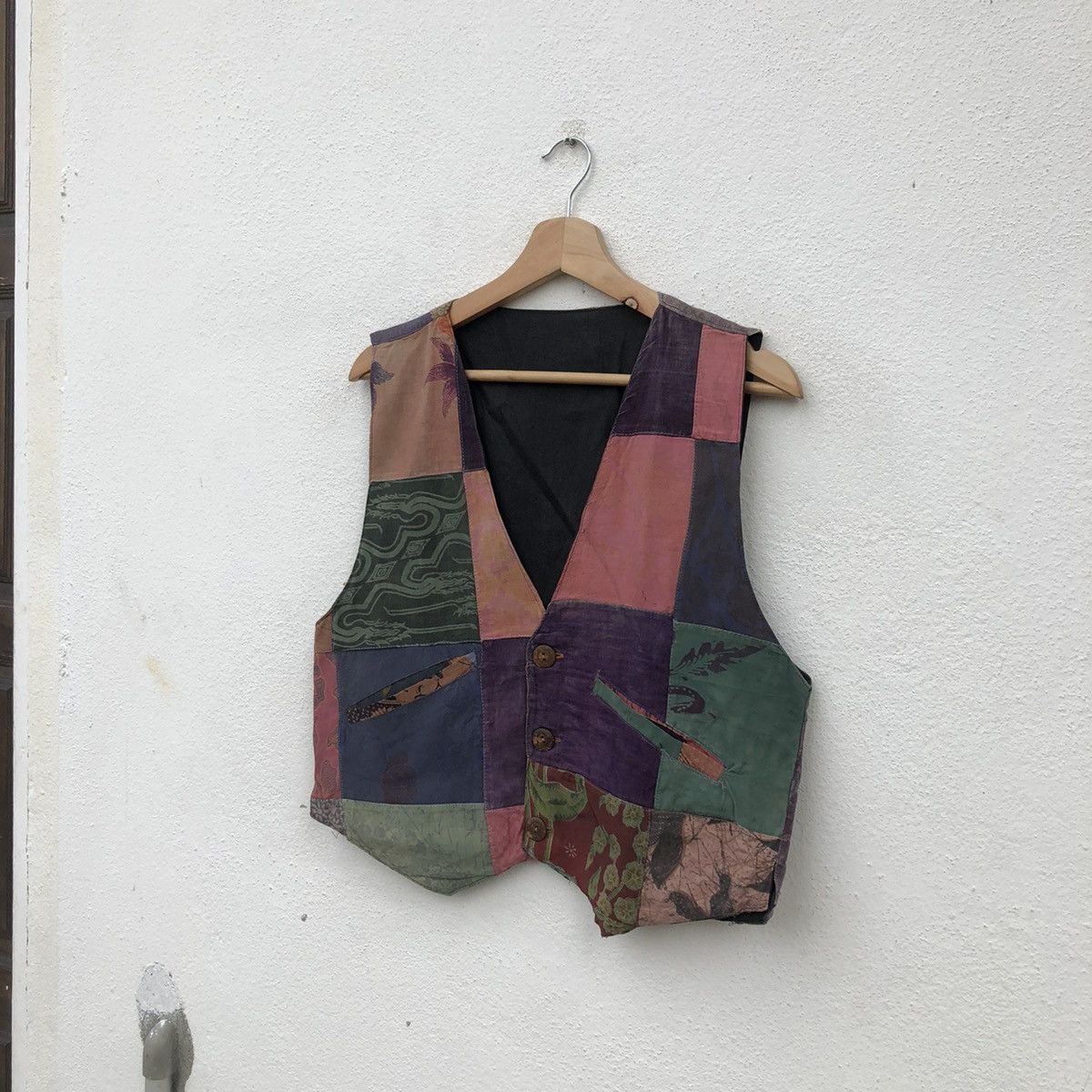 Japanese Brand VINTAGE PATCHWORK VEST BLUE BAMBOO NEW YORK- TOKYO Size US M / EU 48-50 / 2 - 2 Thumbnail