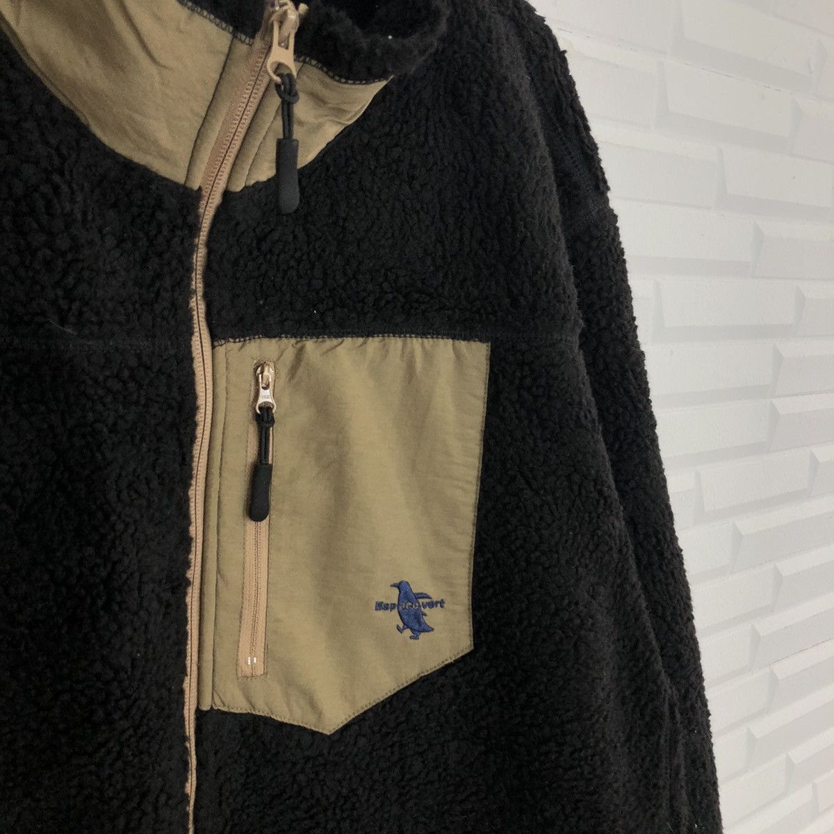 Japanese Brand VINTAGE FLEECE SHERPA JACKET BIG SIZE ESCAPE VERT Size US XXL / EU 58 / 5 - 5 Thumbnail