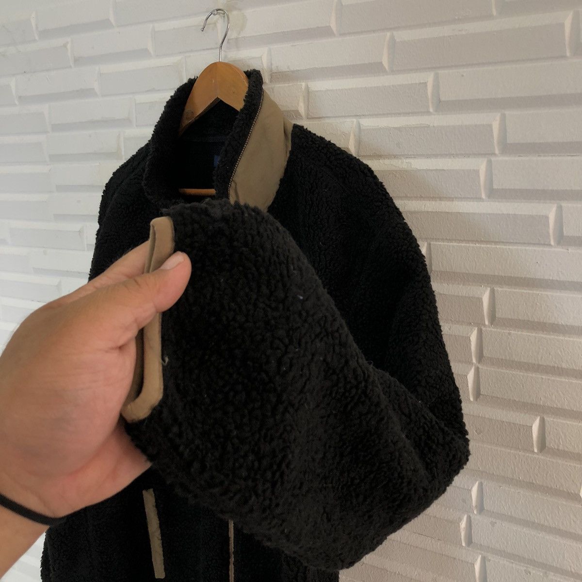 Japanese Brand VINTAGE FLEECE SHERPA JACKET BIG SIZE ESCAPE VERT Size US XXL / EU 58 / 5 - 8 Thumbnail