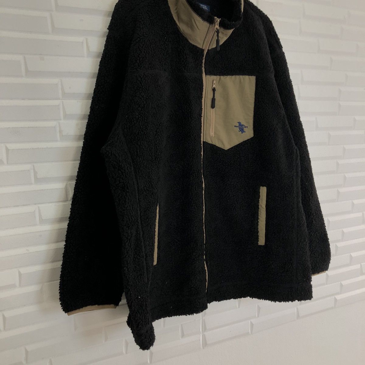 Japanese Brand VINTAGE FLEECE SHERPA JACKET BIG SIZE ESCAPE VERT Size US XXL / EU 58 / 5 - 4 Thumbnail