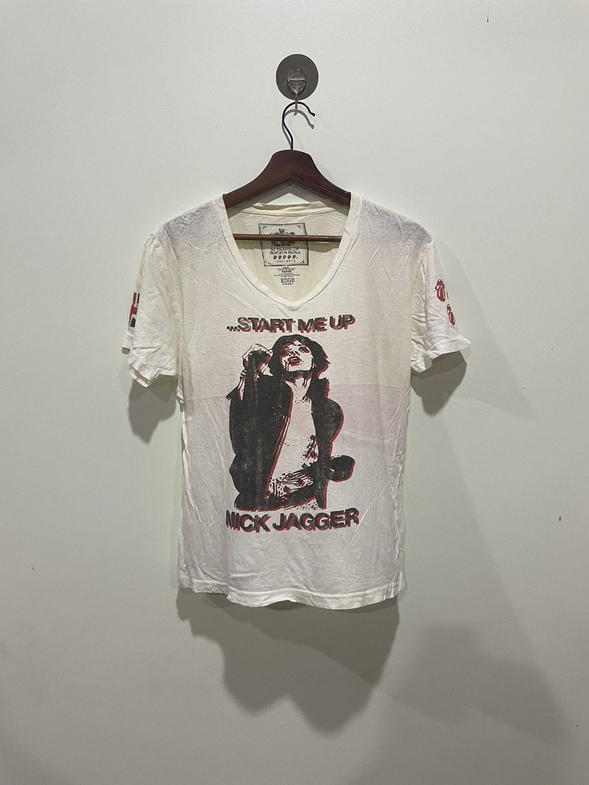 The Rolling Stones The Rolling Stones Tshirt Mick Jagger Size US M / EU 48-50 / 2 - 1 Thumbnail