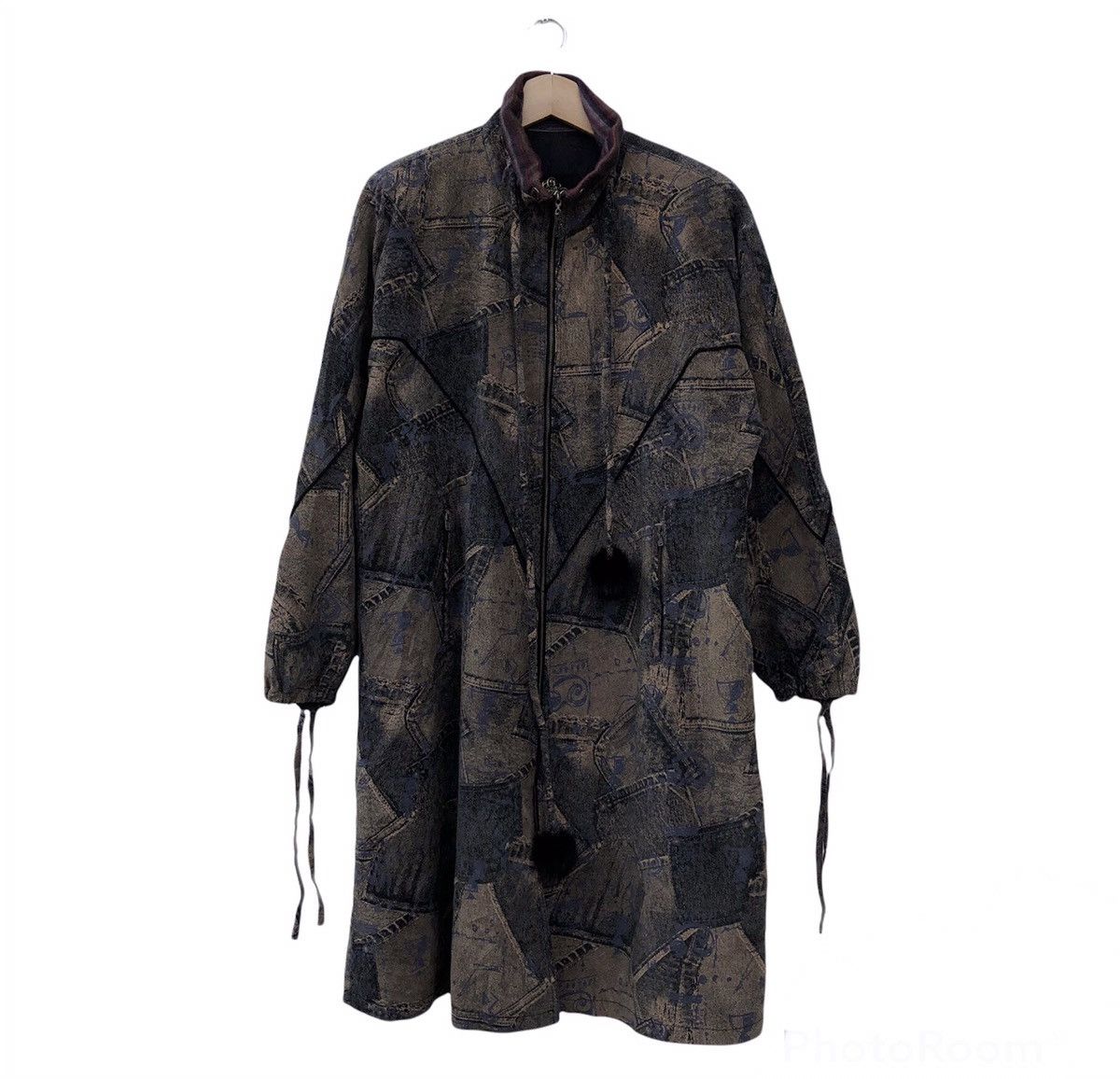 Japanese Brand VINTAGE JAPANESE BRAND RARE DESIGN LONG JACKET Size US L / EU 52-54 / 3 - 1 Thumbnail