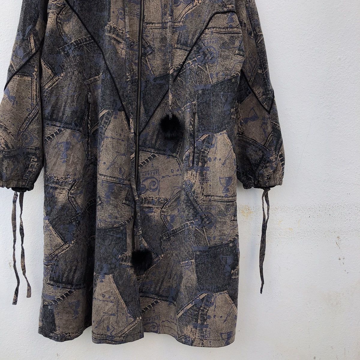 Japanese Brand VINTAGE JAPANESE BRAND RARE DESIGN LONG JACKET Size US L / EU 52-54 / 3 - 3 Thumbnail