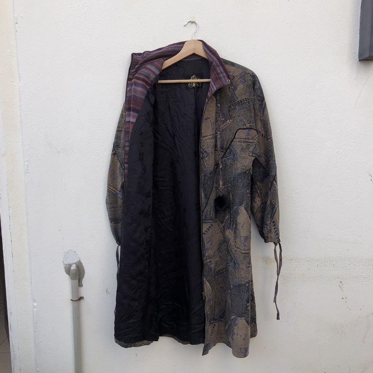 Japanese Brand VINTAGE JAPANESE BRAND RARE DESIGN LONG JACKET Size US L / EU 52-54 / 3 - 9 Thumbnail