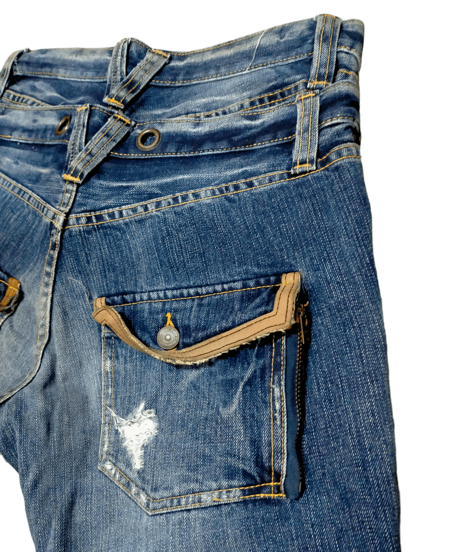 PPFM PPFM Double Waist Curve Jeans Size US 31 - 14 Thumbnail