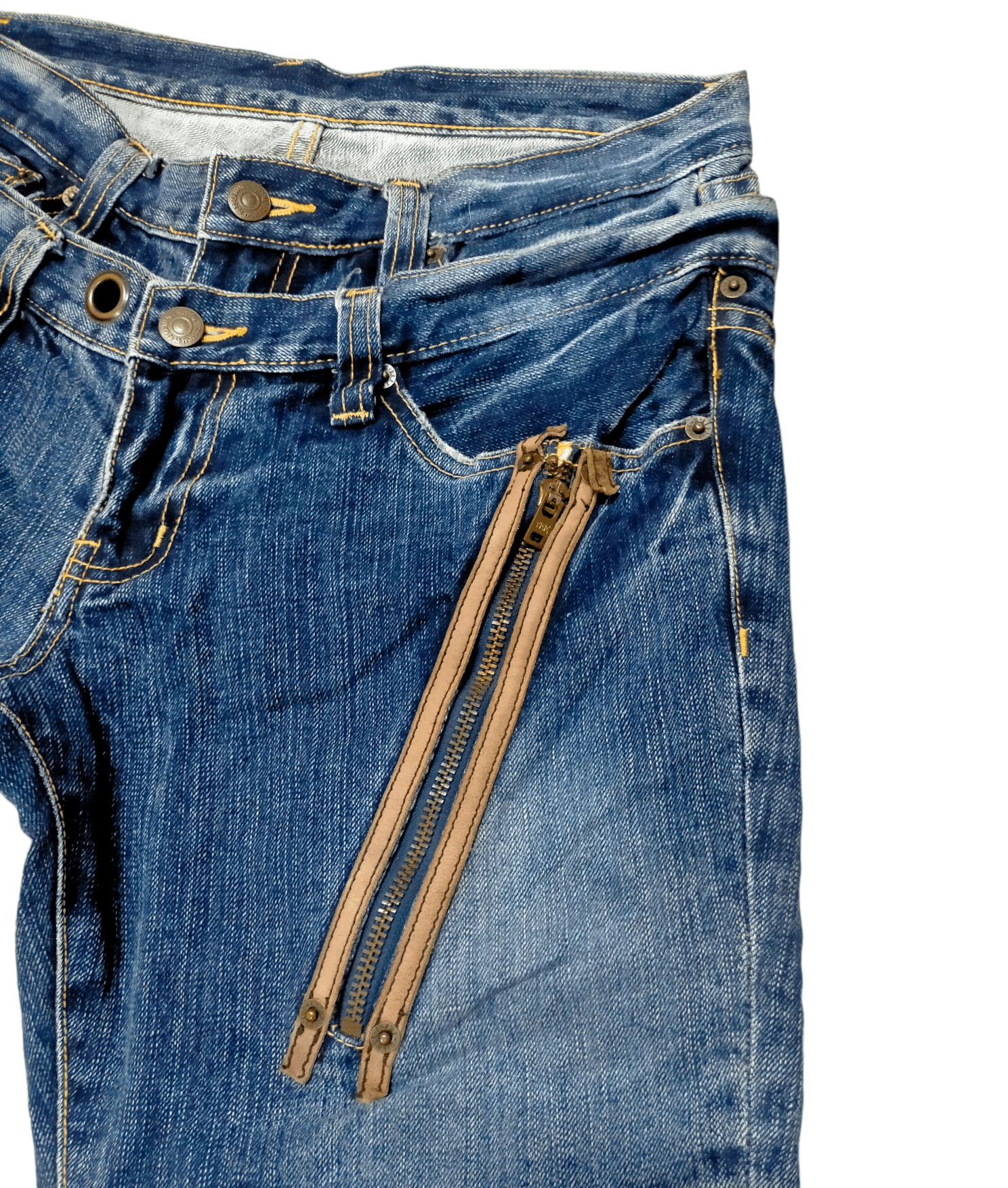 PPFM PPFM Double Waist Curve Jeans Size US 31 - 5 Thumbnail