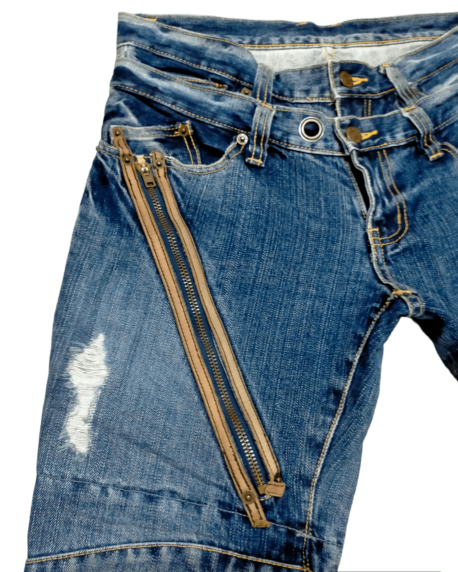 PPFM PPFM Double Waist Curve Jeans Size US 31 - 4 Thumbnail