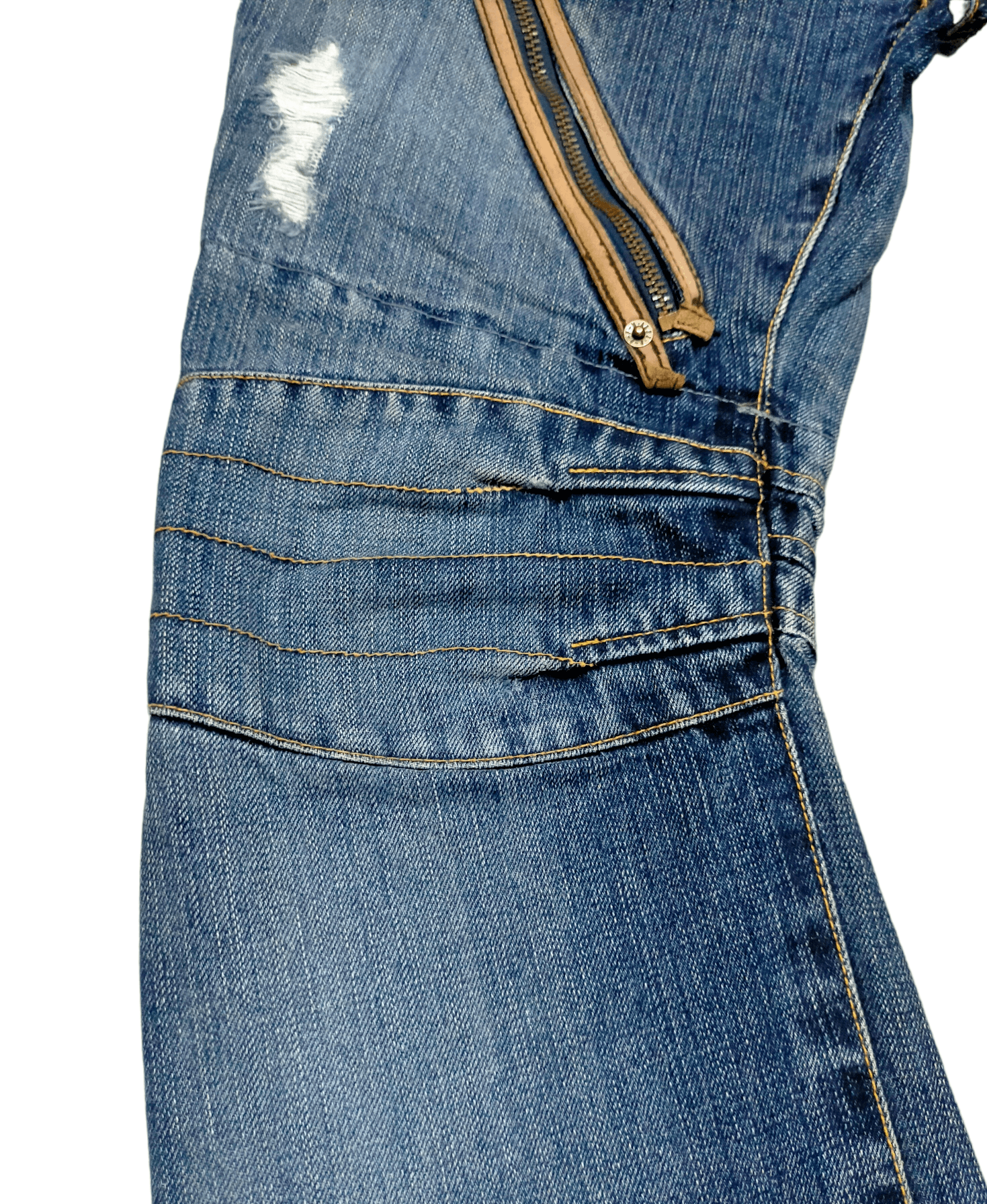 PPFM PPFM Double Waist Curve Jeans Size US 31 - 7 Thumbnail