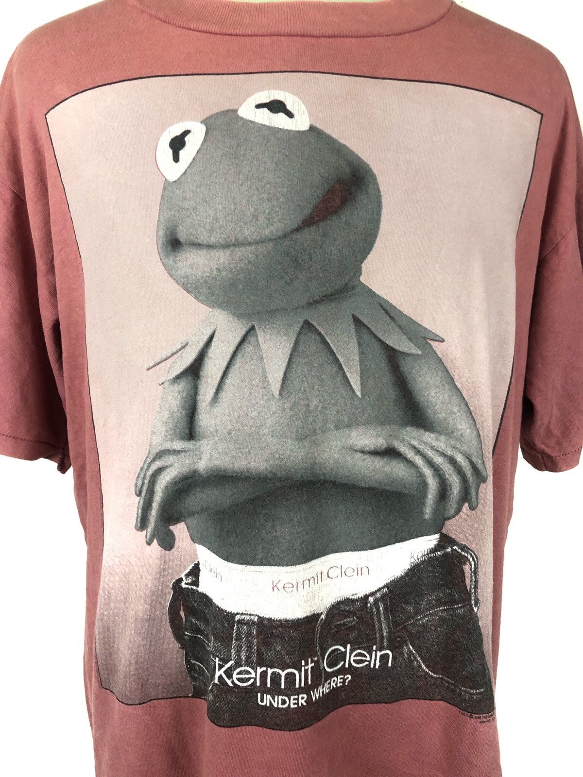 Cartoon Network Vintage 90's Kermit Parody Calvin Klein Size US L / EU 52-54 / 3 - 3 Thumbnail