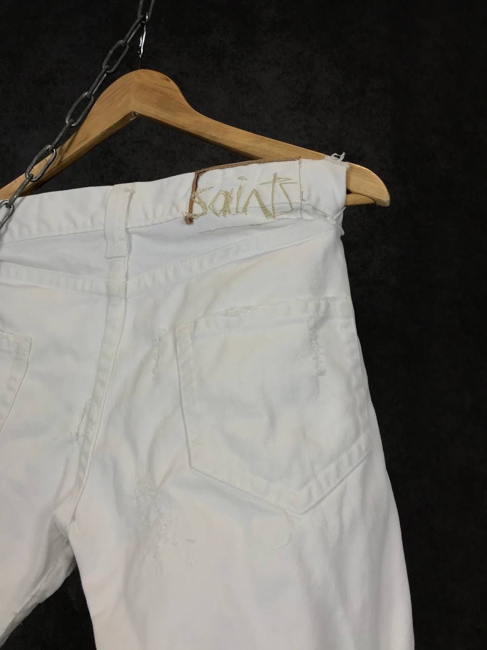 Allsaints Allsaints luxury streetwear distressed denim jeans Size US 32 / EU 48 - 8 Thumbnail