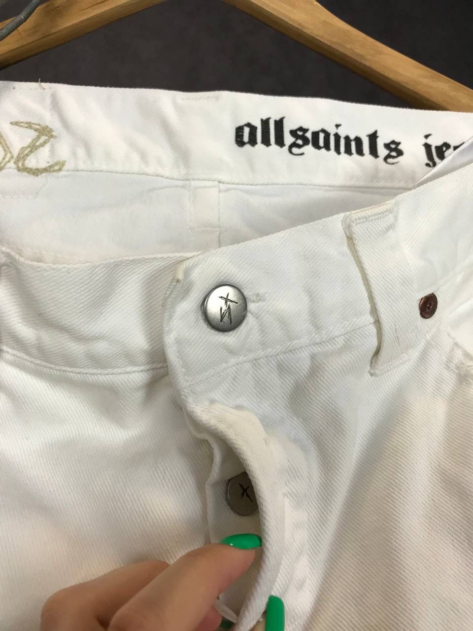 Allsaints Allsaints luxury streetwear distressed denim jeans Size US 32 / EU 48 - 4 Thumbnail