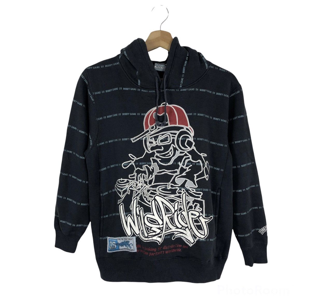 Japanese Brand BOBBY GANGS HOODIE SWEATER BIG LOGO SKATEBOARD STYLE Size US S / EU 44-46 / 1 - 1 Thumbnail
