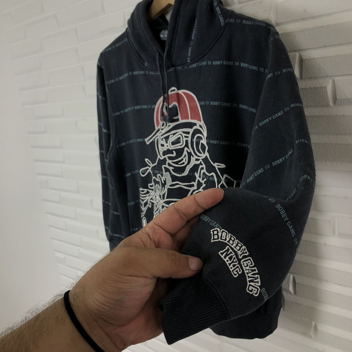 Japanese Brand BOBBY GANGS HOODIE SWEATER BIG LOGO SKATEBOARD STYLE Size US S / EU 44-46 / 1 - 5 Thumbnail