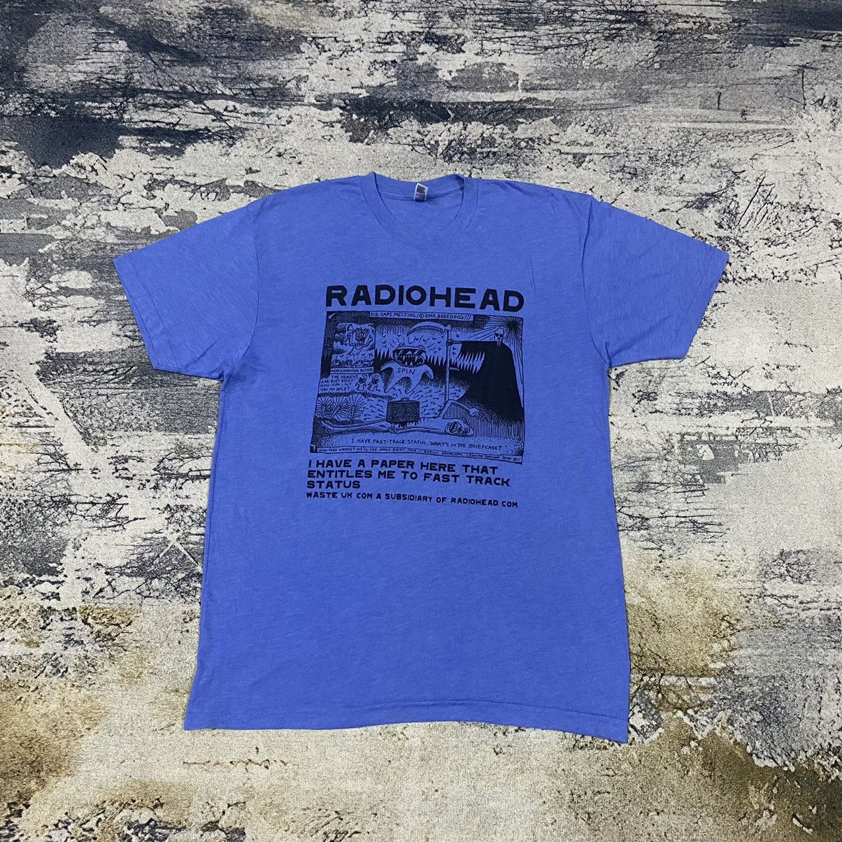 Band Tees × Vintage Vintage RadioHead Stanley Donwood Band Tees Size US M / EU 48-50 / 2 - 1 Thumbnail
