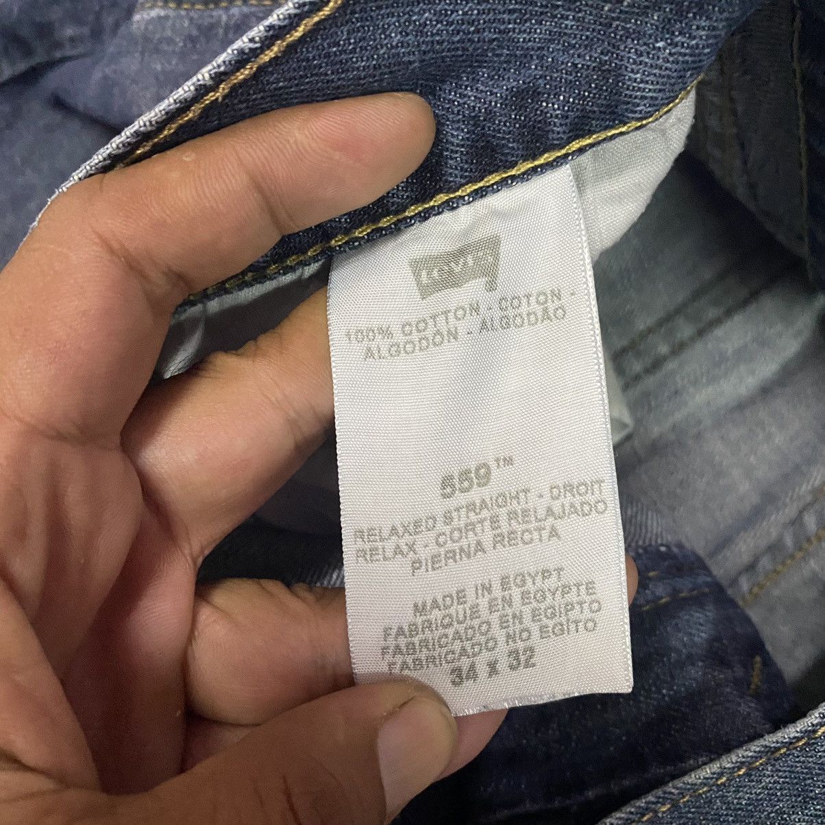 Levi's Steals🔥 Vintage Levis 559 Loose Denim Jeans Size US 34 / EU 50 - 5 Thumbnail