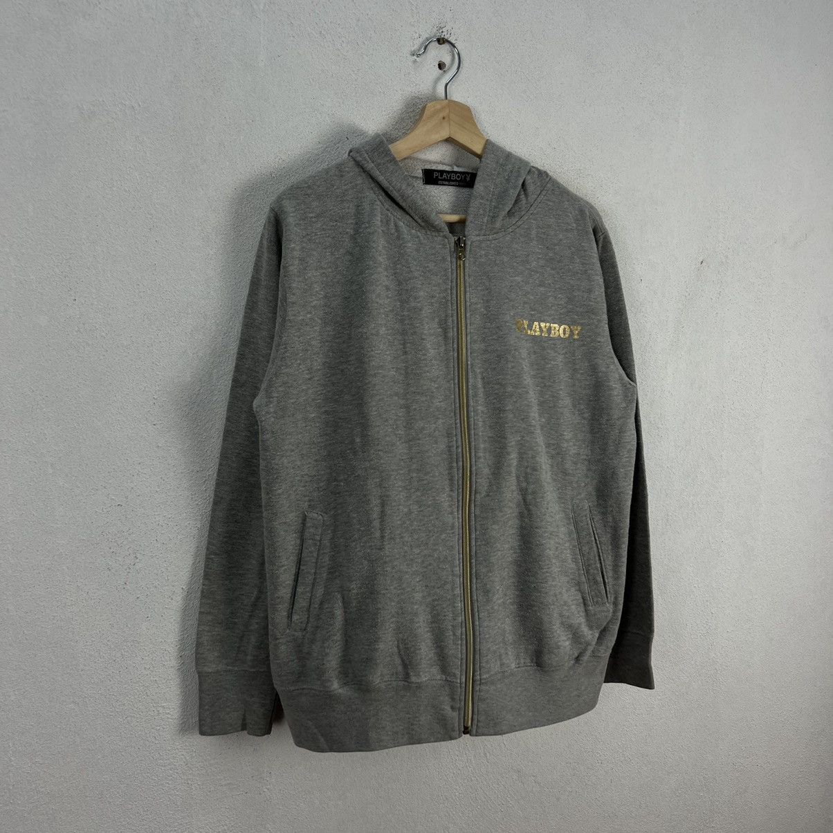 Japanese Brand VINTAGE PLAYBOY HOODIE BIG LOGO Size US L / EU 52-54 / 3 - 2 Thumbnail