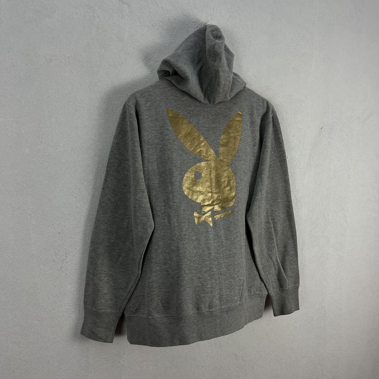 Japanese Brand VINTAGE PLAYBOY HOODIE BIG LOGO Size US L / EU 52-54 / 3 - 7 Thumbnail
