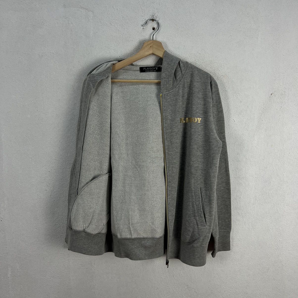 Japanese Brand VINTAGE PLAYBOY HOODIE BIG LOGO Size US L / EU 52-54 / 3 - 10 Thumbnail