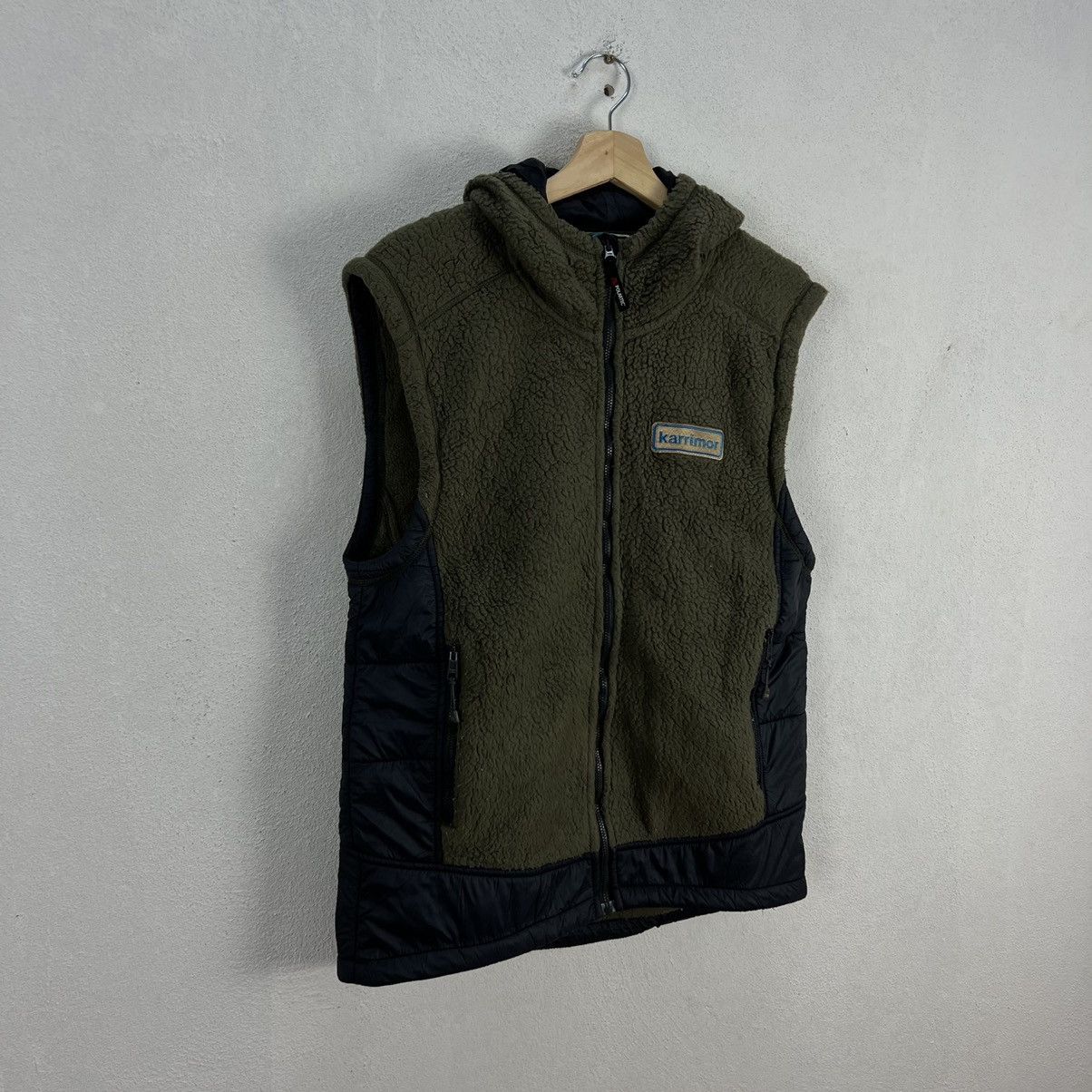 Japanese Brand MILITARY ARMY DESIGN VEST FLEECE KARRIMOR Size US XL / EU 56 / 4 - 2 Thumbnail