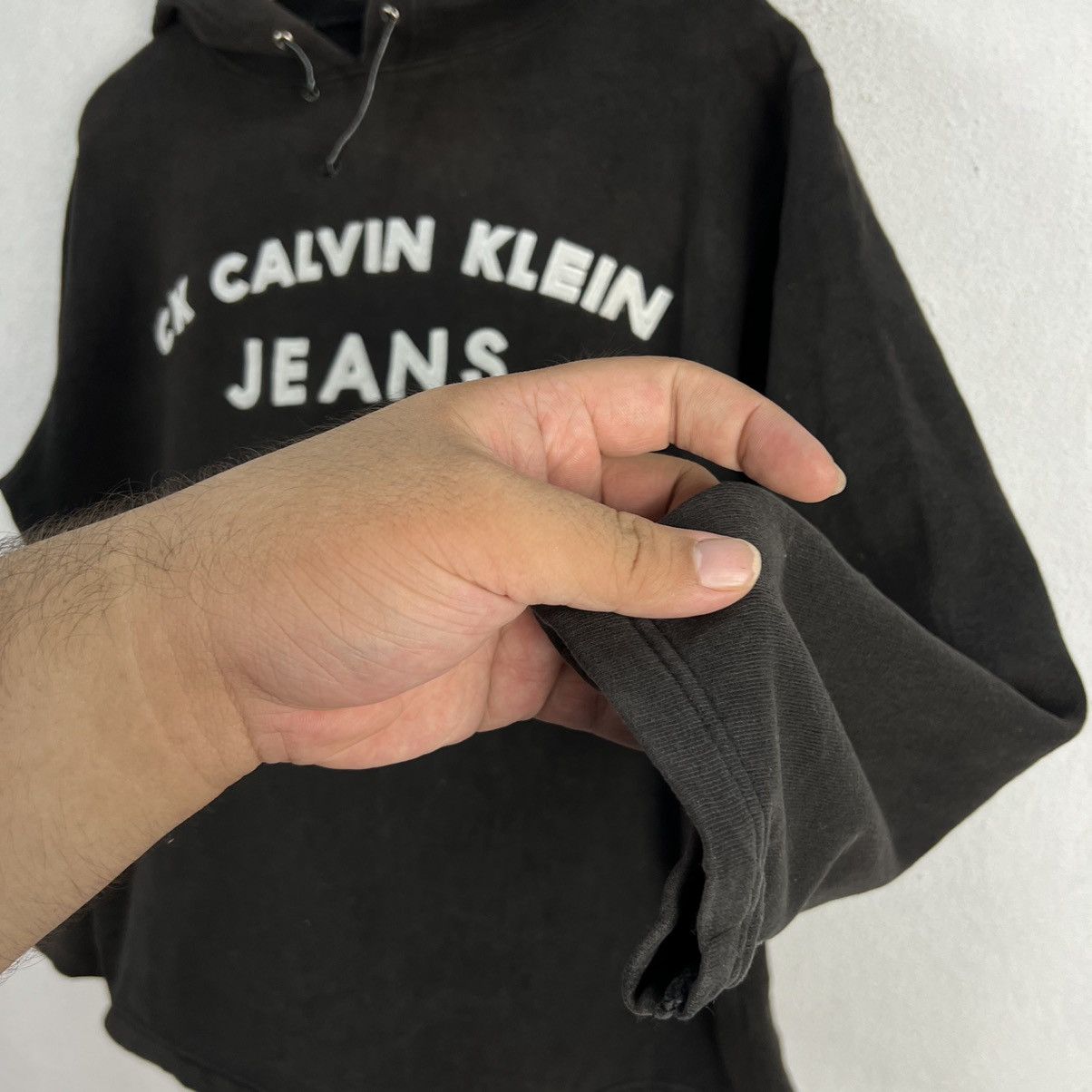 Japanese Brand CK CALVIN KLEIN JEANS HOODIE BIG LOGO Size US L / EU 52-54 / 3 - 5 Thumbnail
