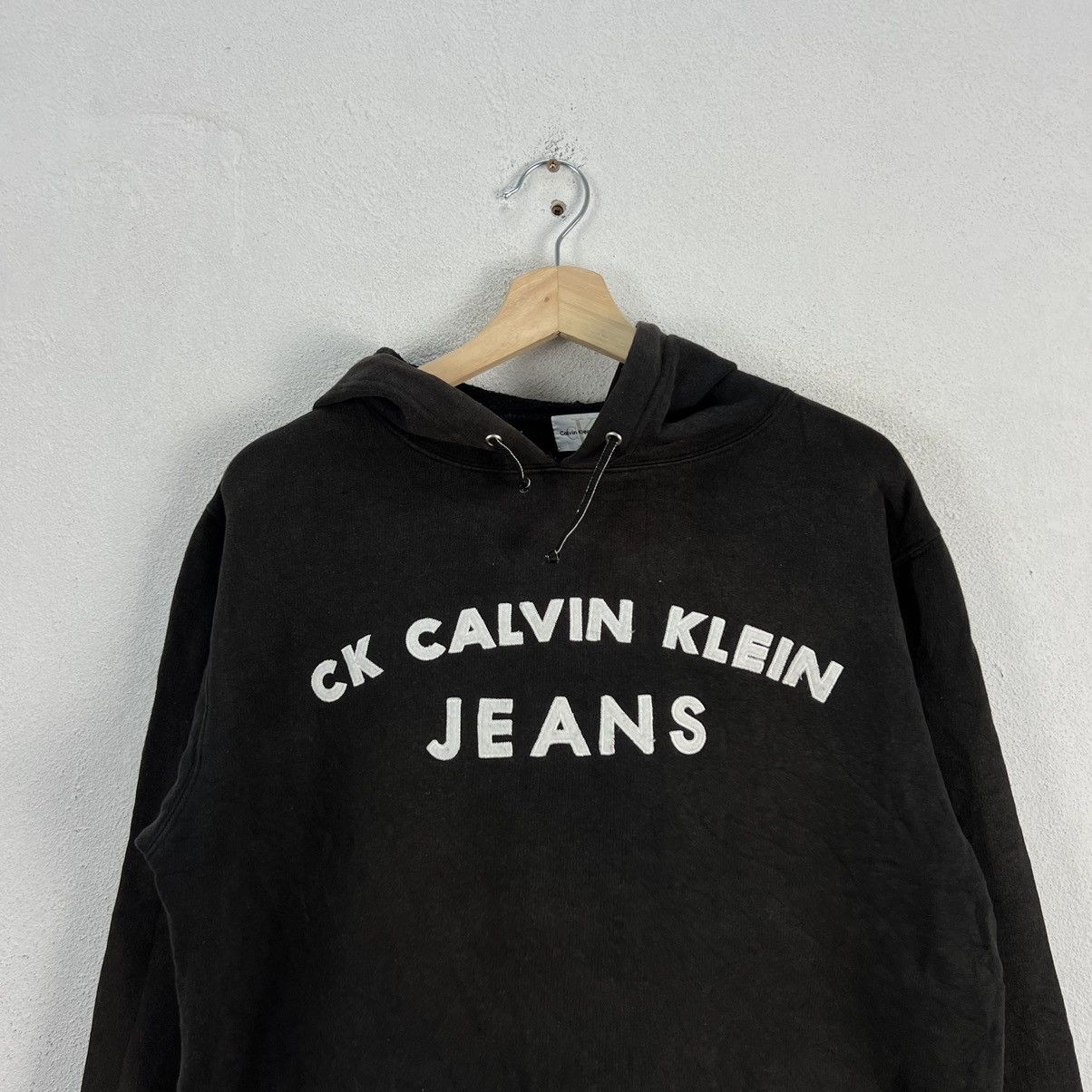 Japanese Brand CK CALVIN KLEIN JEANS HOODIE BIG LOGO Size US L / EU 52-54 / 3 - 3 Thumbnail