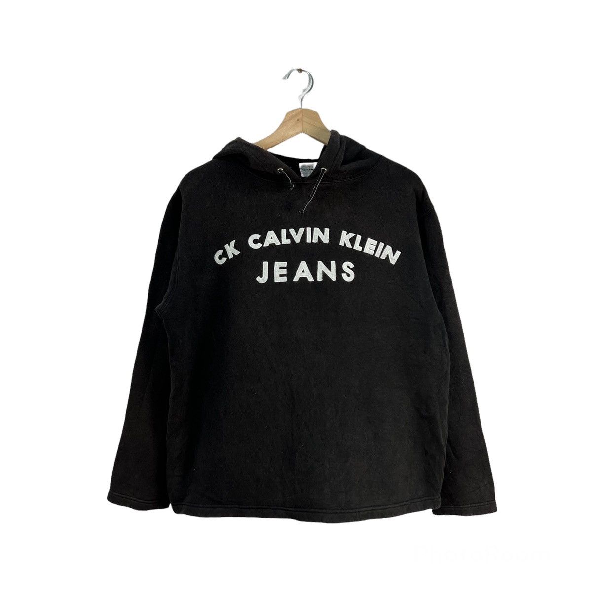 Japanese Brand CK CALVIN KLEIN JEANS HOODIE BIG LOGO Size US L / EU 52-54 / 3 - 1 Thumbnail