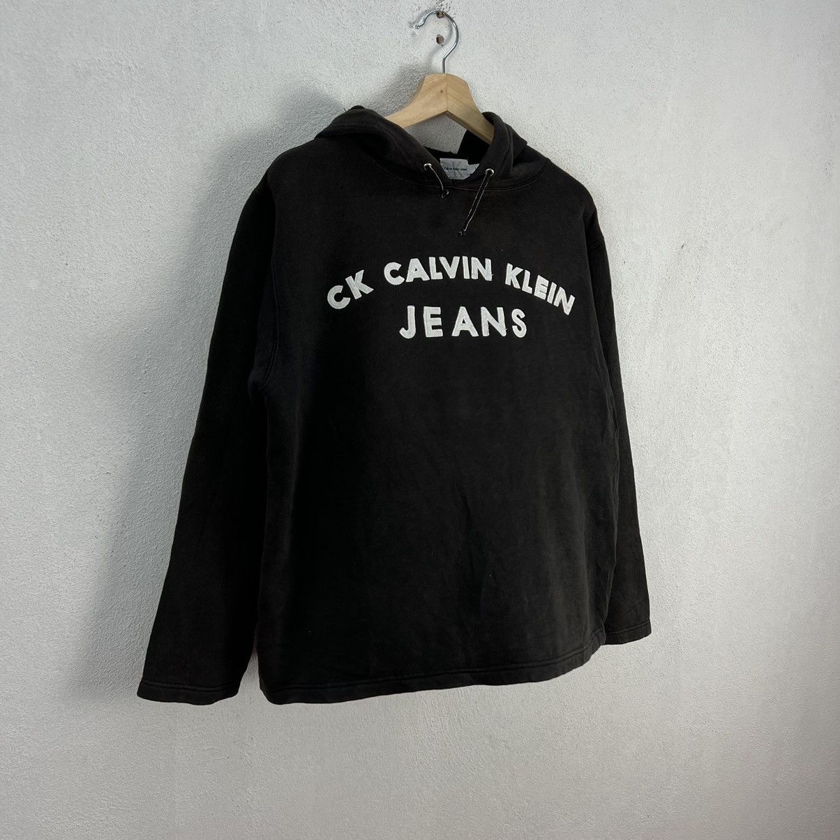 Japanese Brand CK CALVIN KLEIN JEANS HOODIE BIG LOGO Size US L / EU 52-54 / 3 - 2 Thumbnail