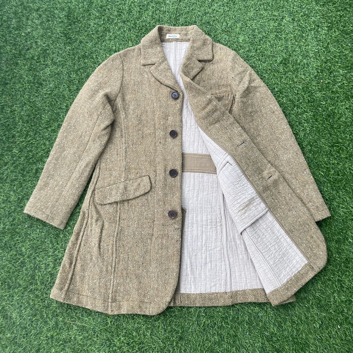 Issey Miyake ISSEY MIYAKE PLANTATION WOOL BLAZER JACKET Size US M / EU 48-50 / 2 - 1 Thumbnail