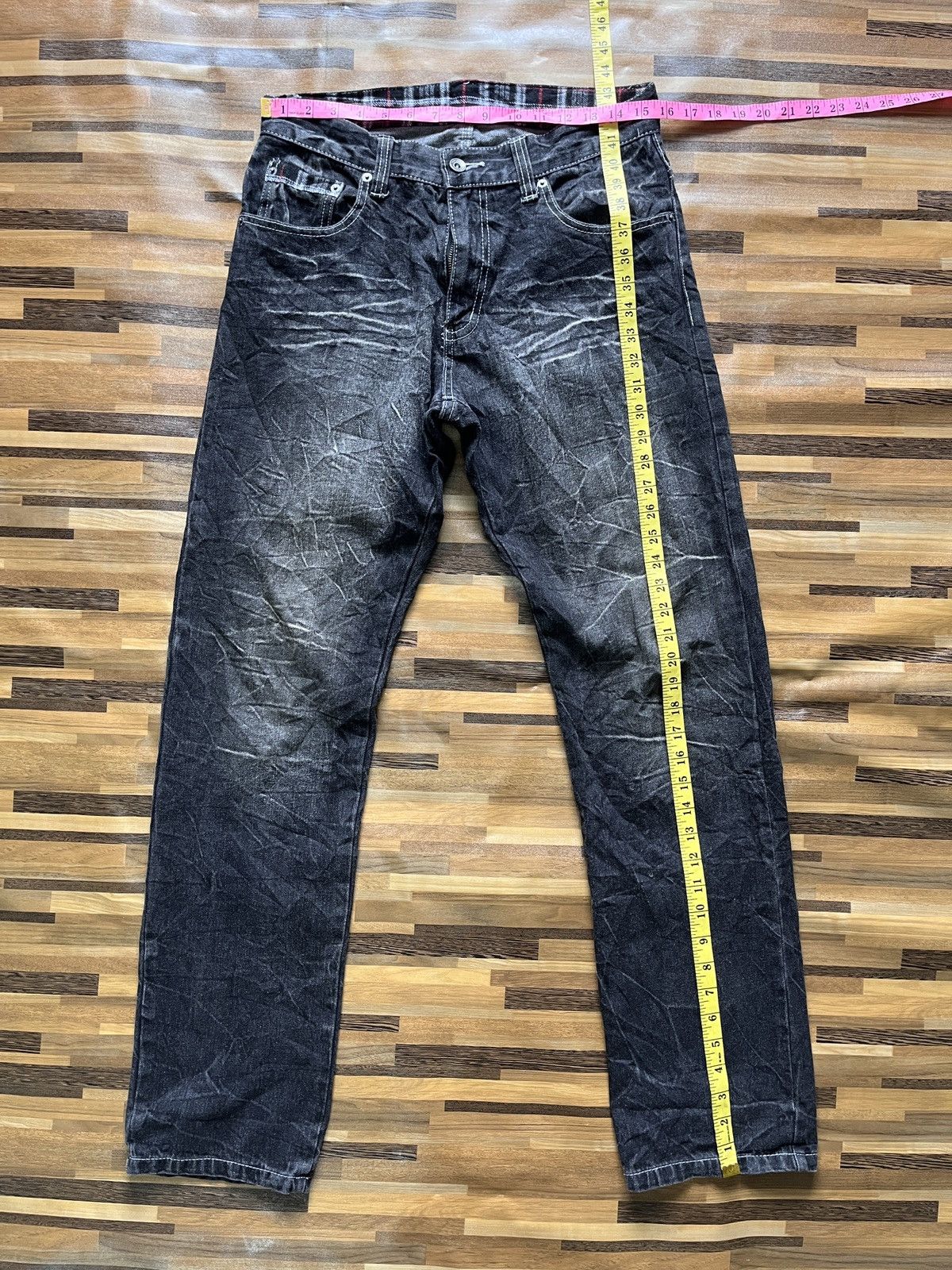 Japanese Brand × Seditionaries Seditionaries Japanese Denim Straight Cut Printed Back Size US 32 / EU 48 - 3 Thumbnail
