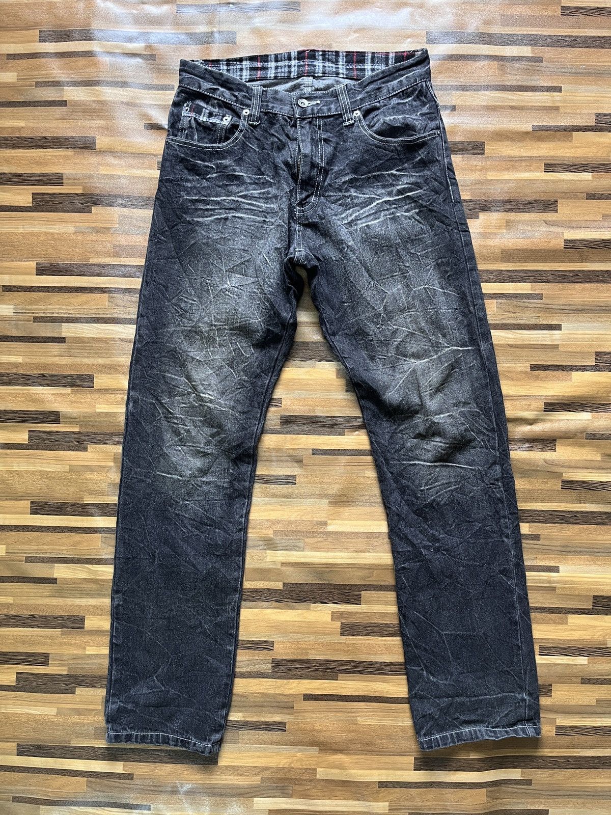 Japanese Brand × Seditionaries Seditionaries Japanese Denim Straight Cut Printed Back Size US 32 / EU 48 - 15 Thumbnail