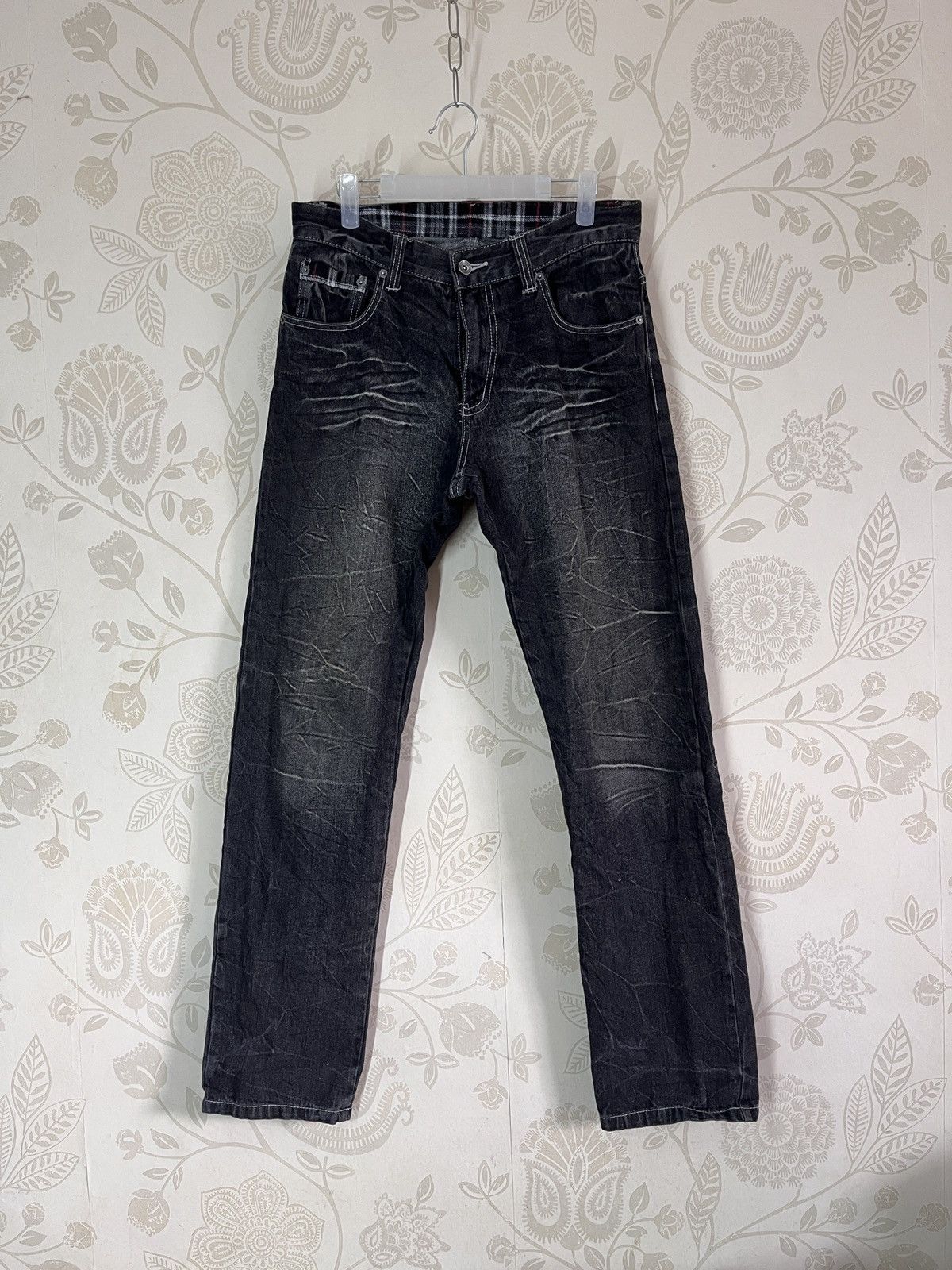 Japanese Brand × Seditionaries Seditionaries Japanese Denim Straight Cut Printed Back Size US 32 / EU 48 - 17 Thumbnail
