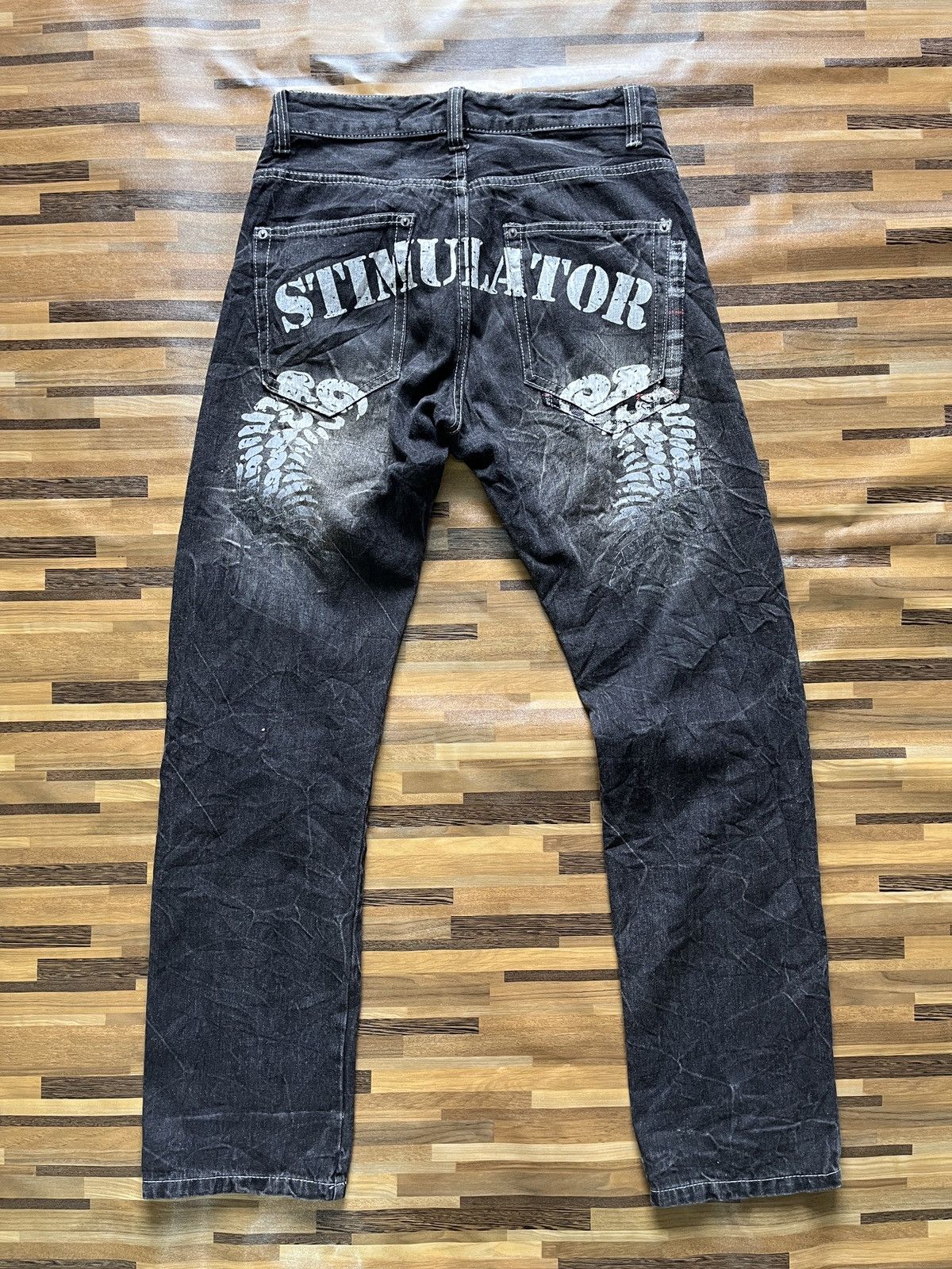Japanese Brand × Seditionaries Seditionaries Japanese Denim Straight Cut Printed Back Size US 32 / EU 48 - 14 Thumbnail