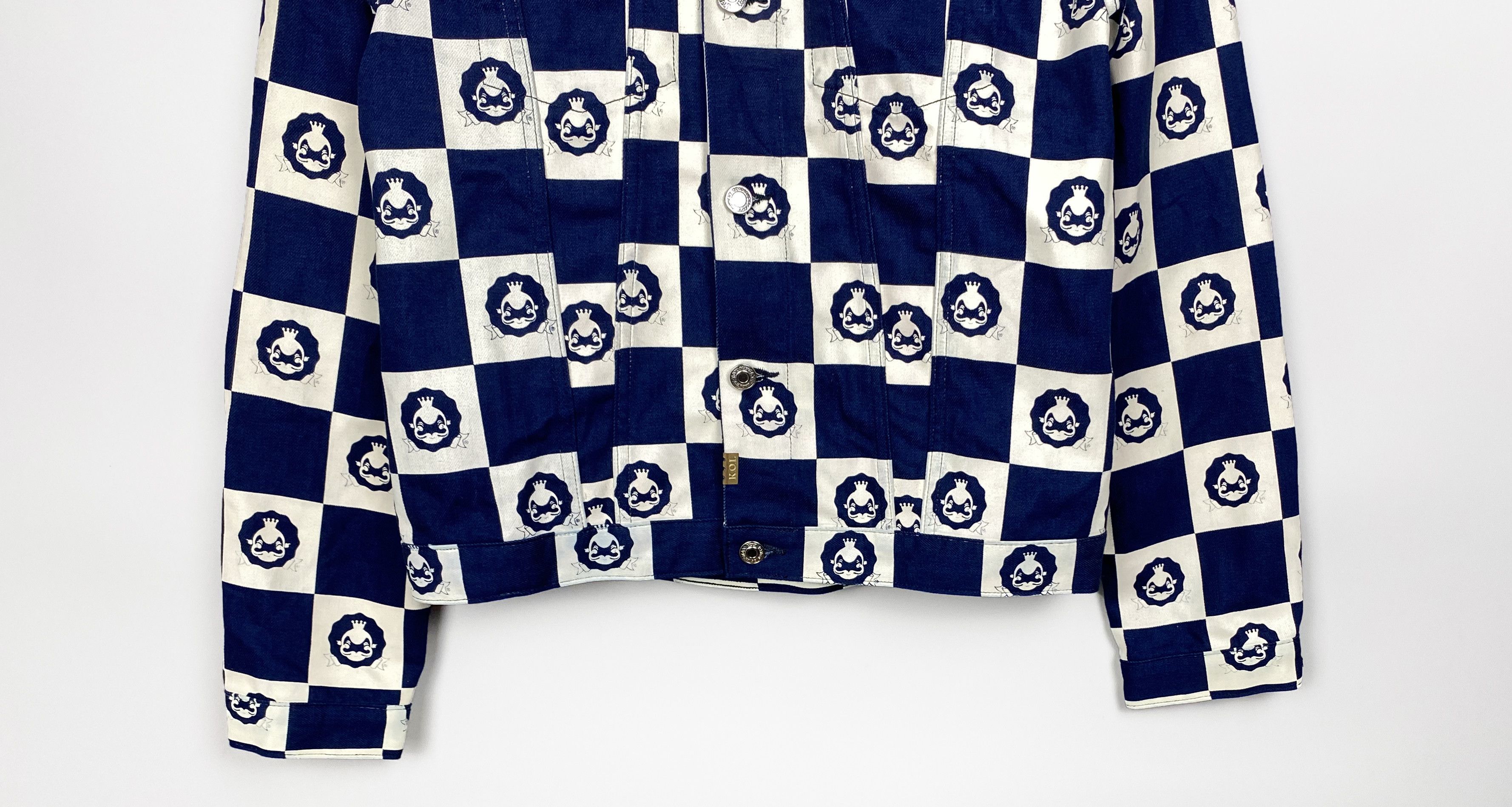Kings Of Indigo NEW K.O.I. King Of Indigo SS19 Till Monogram Checkered Size US M / EU 48-50 / 2 - 5 Thumbnail